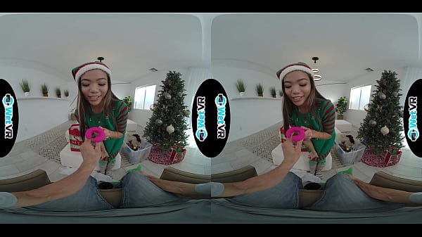 WETVR Asian Vina Sky Gifted Sex ForChristmas InVR