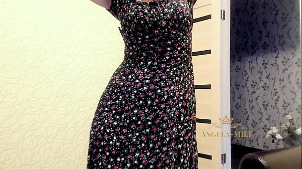 Play MP4 - Horny brunette MILF in white lingerie shows off her dripping pussy and juicy ass for a young fan &sol; Angela-MILF