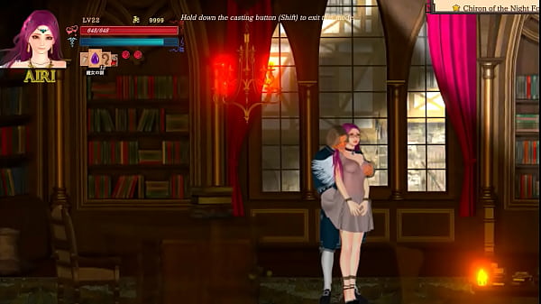 Cute woman making a blowjob to a ancient man in guilth2 erotic game video