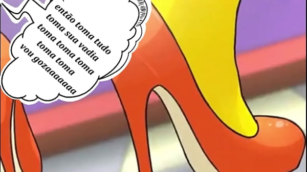 Gozando dentro do c&uacute; da marge