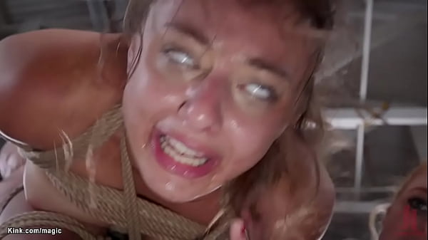 Big cock college student Seth anal fucks bent over blonde big tits MILF principal Penny Pax then fucks stepsister Gia Derza in bondage in warehouse 