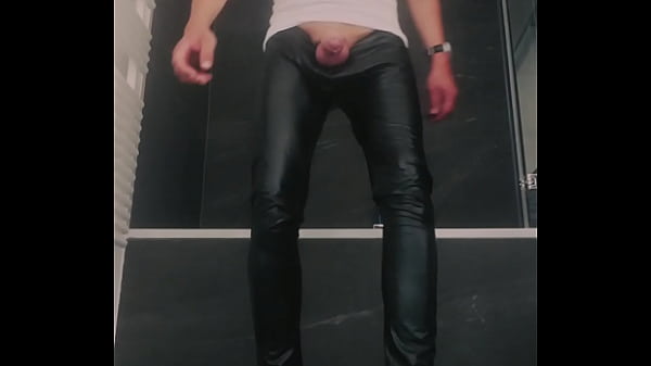 Masturbation Skinny Pants Leather thumbnail