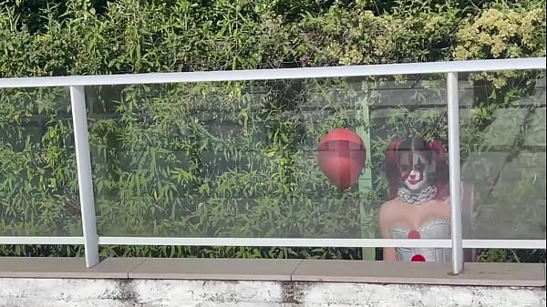 halloween balão vermelho