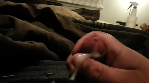 messy amateur handjob