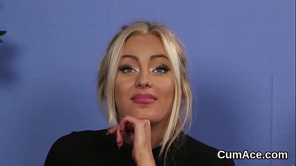 Arousing sweetie enjoys a deep throat and ton of jism on her face 