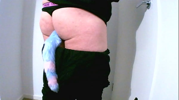 Chubby Sissy Uses Butt Plug 