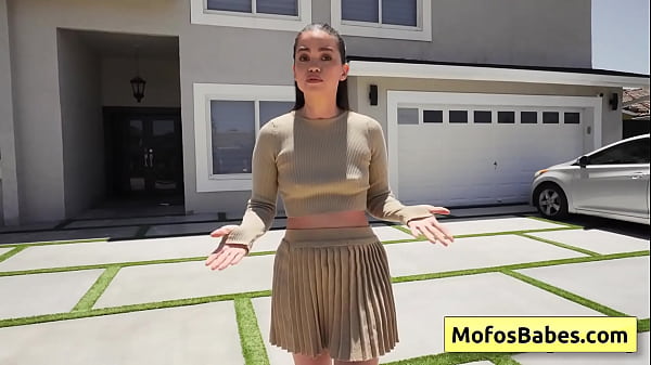 Sexy hot brunette girl sucking hugefat dick and slide it deep in her shaved pussy_AngelinaMoon Logan Xander