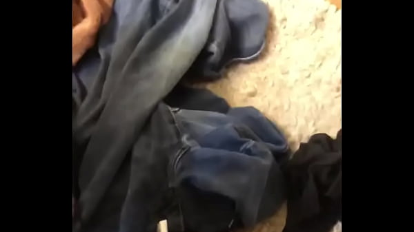 Having fun in restroom 