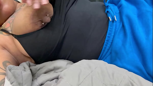 Play MP4 - If I send you attachments like this it means cum suck and bite on these nips&period; Big brown nipple lovers wya&quest;