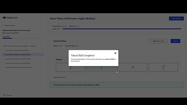 Delta math speedrun wr pr 