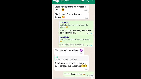 Play MP4 - La puta de mi jefa me invita a coger a su casa