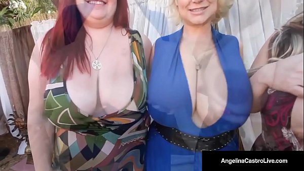 Play MP4 - Cuban Angelina Castro&excl; Foursome Blowjob and 6 huge TITS&excl;