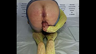 Iraqi Arab shemale, I fucked my pussy and mouth together with a dildo. My horny ass needs a bigger dick than this, will I find what I want? 