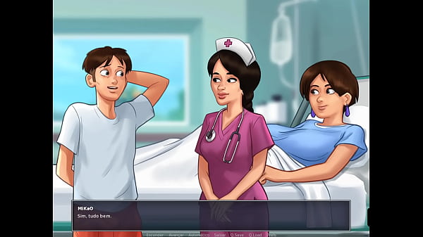 Summertime Saga ep 48 Levei minhaMilf nomedico_e botei_a Enfermeira praMamar