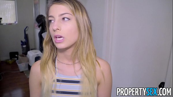 Play MP4 - PropertySex - Petite tenant fucks landlord when she can't find rent money