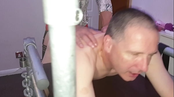 TGirl Gigi fucks Mike on the fucking bench 