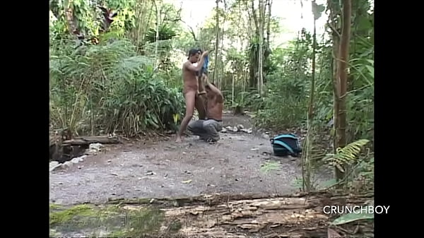 Sexy Latin Dude Having Fun In Wood thumbnail