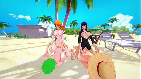 HOT_FOURSOME WITH NAMI AND_ROBIN - ONE PIECE PORN