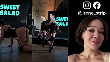 badie short hair girl dancing in short hair 