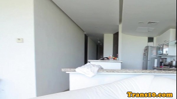 Play MP4 - Smalltitted latina trans prepping for scene