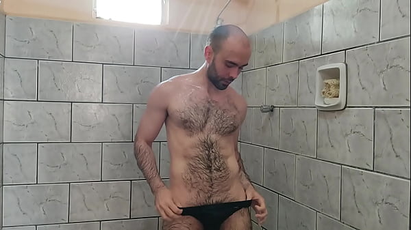 Bathing, Fingering Hairy Butt And Cumming By Louis Ferdinando thumbnail