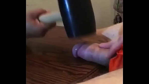 Play MP4 - Interracial BBW Light CBT & ball busting with 2lb hammer