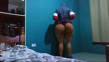 A hot femboy with a big, thick butt gets an anal spanking to thank them for their new job.