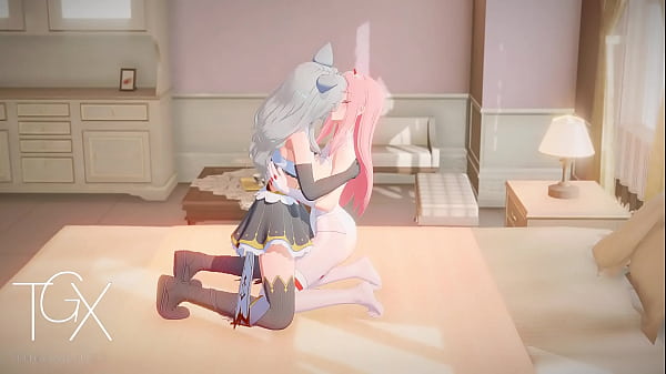 Anime_Gaming Zero Two_Sex In Futanari_Hentai Yuri Lesbian Darling