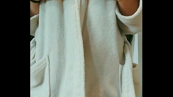 Mouth watering cute girl with pigtails masturbation after the shower