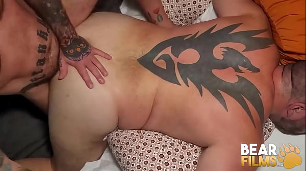 Play MP4 - BEARFILMS Tattooed Frankye Barebacks Chubby Bear Adam Jones