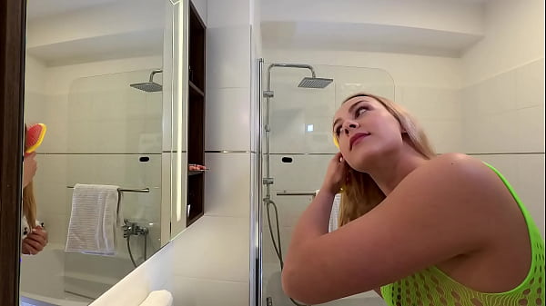 Electronic Music Festival Lover Petite Blonde Festival Slut Goes No Panties In Her Fishnets Rave Party Outfit thumbnail