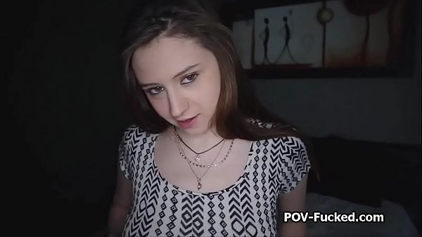 Cocking juicy busty teen from behind on video