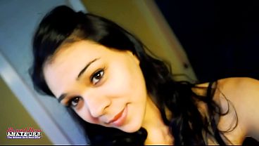 Sabrina Petite Inked Brunette Hairy Sloppy BJ Rimjob Passionate Play! 