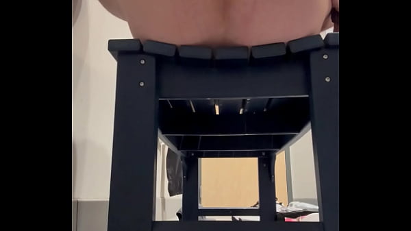 Pounding my boy pussy as fast as possible with huge gay dildo 