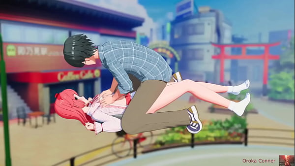 She found you doing it in public and wanted a turn 