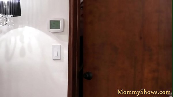 Lovely stepteen ridesfat cock in bedroom