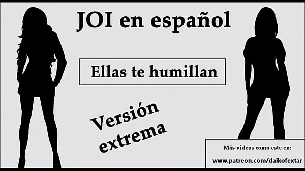 JOI EXTREMO en español. Ellas te humillan_en el_bosque.
