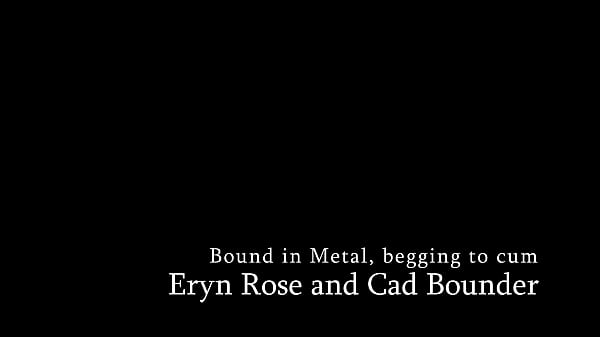 Bound in metal begging to cum 