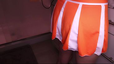 Nonton Petite Stepsis Tried On Her Cheerleader Outfit And I Couldnt Resist! Oops, Creampie! thumbnail