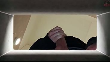 Are you hiding in the trash bin to watch me masturbate?