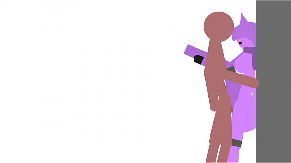 Fucking cat girl on the wall 