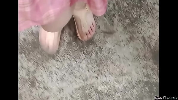 Play MP4 - cute tgirl DaniTheCutie made her feet all filthy and dirty for her feet loving fans