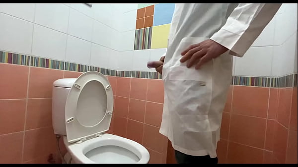 The Vulgar Doctor Got Excited On The Patient And Went To Masturbate His Big Cock In The Hospital Toilet thumbnail
