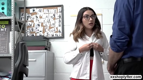 Shoplifter Callie Jacobs bend over and gets fuck LP Guys bigcock 