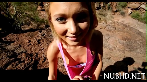 Teen gets her tiny twat_drilled