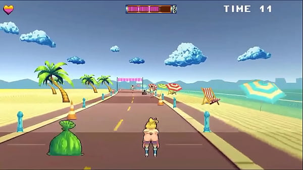 Play MP4 - Cute lady in roller skates having sex with men in Rollerbabe new hentai game