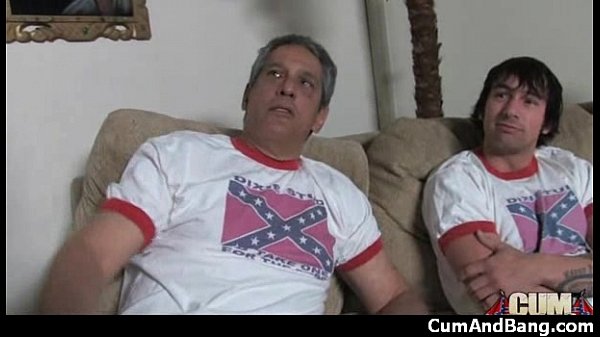 Black chick deepthroats a_group of_white studs and_gets rewarded with cum_3