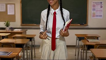 MINHA ALUNA FAVORITA, DEPOIS DA AULA &Eacute_ TREINADA PARA AGUENTAR TUDO NA BUNDA