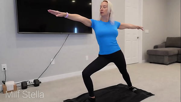 Nonton Yoga Milf Wants Inner Peace, Gets Morning Wood - Downward Dicked E04 thumbnail