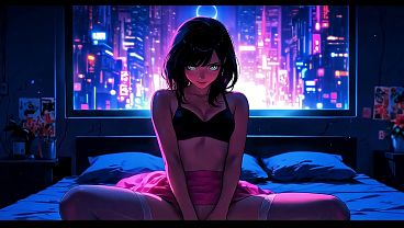 PMV - Neon Cyberpunk Hentai Girl [AI] video thumbnail